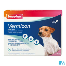 Afbeelding in Gallery-weergave laden, Beaphar Vermicon Line-on Kleine Hond 3x1,5ml
