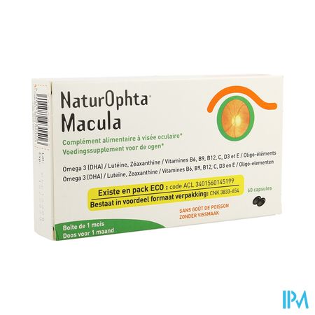 Naturophta Macula Nf Caps 60