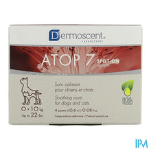 Afbeelding in Gallery-weergave laden, Dermoscent Atop 7 Spot On Hond Kat 1-10kg 4x0,6ml
