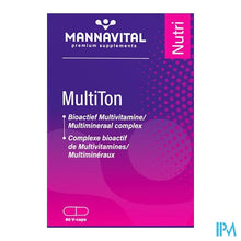 Afbeelding in Gallery-weergave laden, Mannavital Multiton V-caps 60
