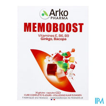 Afbeelding in Gallery-weergave laden, Memoboost Gingko Bacopa Caps 30

