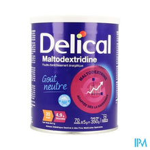 Afbeelding in Gallery-weergave laden, Delical Maltodextridine Pdr 350g
