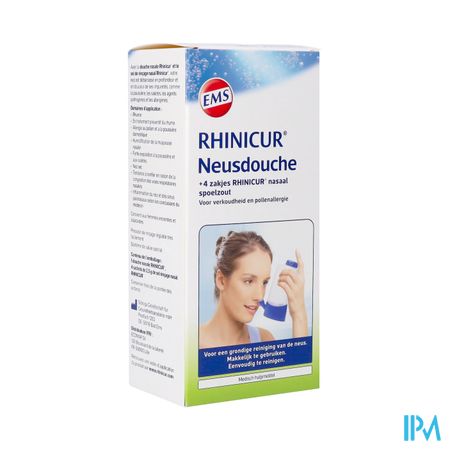 Rhinicur Douche Nasale + 4 Zakjes Spoelzout