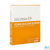 Decifera Foam Silicone Border Extra Thin 7,5x7,5cm