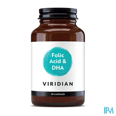 Viridian Folic Acid Dha Plant. Caps 90