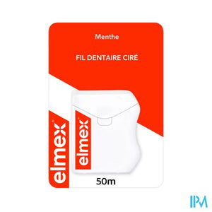ELMEX GEWAXTE FLOSDRAAD 50M