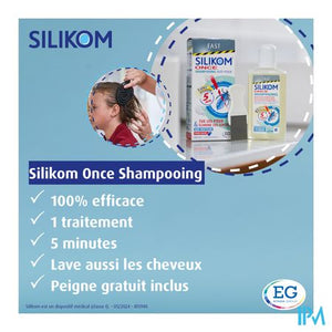 Silikom Once Shampoo A/Luizen A/Neten        200Ml