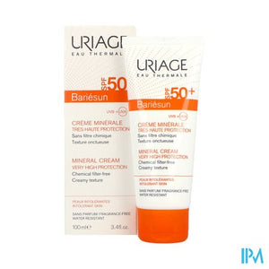 Uriage Bariesun Cr Minerale Ip50+ Allerg.h 100ml
