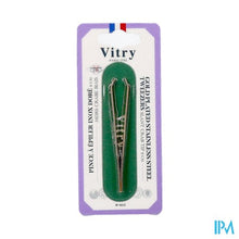 Afbeelding in Gallery-weergave laden, Epileerpincet Krab Schuin Inox Verguld
