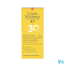 Afbeelding in Gallery-weergave laden, Widmer Face Sun Protection Anti-ageing 30 Zonder Parfum 50ml
