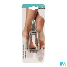 Afbeelding in Gallery-weergave laden, Nageltang Met Bufferveer Inox 12.5cm Klein Model
