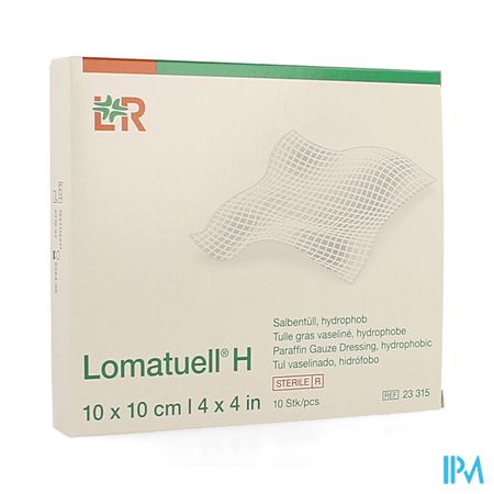 Lomatuell H Compresse Ster 10x10cm 10 23315