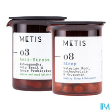 Afbeelding in Gallery-weergave laden, Metis Sleep 08 & A/stress 03 Duo V-caps 30x2
