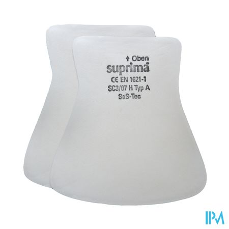 Suprima 2007 Schelp Voor Heupbeschermer-slip Wit