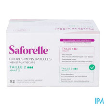 Load image into Gallery viewer, Saforelle Menstruatiecups Pack Comfort 12h T2
