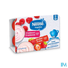 Afbeelding in Gallery-weergave laden, Nestle Yogolino Aardbei Framboos 6x60g
