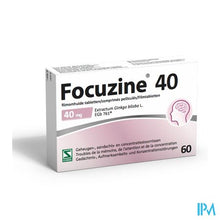 Afbeelding in Gallery-weergave laden, Focuzine® 40 mg 60 tabletten
