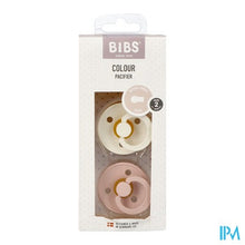 Afbeelding in Gallery-weergave laden, Bibs 2 Fopspeen Duo Ivory&blush

