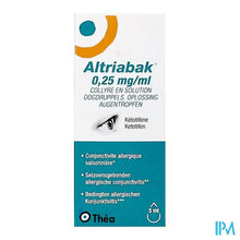 Afbeelding in Gallery-weergave laden, Altriabak 0,25mg/ml Pi Pharma Oogdruppels Opl 5ml
