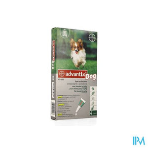 Advantix 40/ 200 Honden < 4kg Fl 4x0,4ml