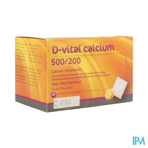 D-vital Calcium 500/200 Sinaas Zakjes 40