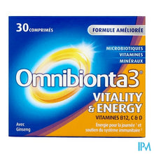 Load image into Gallery viewer, Omnibionta 3 Vitality Energy Tabl 30
