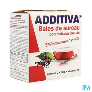 Additiva Vlierbessen Warme Drank Zakje 10