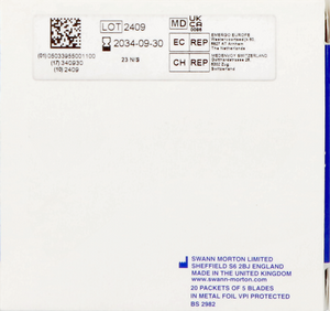 Swann-morton N/st Scalpelmesjes N23 100 Consulta
