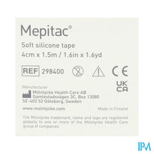 Charger l'image dans la galerie, Mepitac Zachte Fixatietape Sil 4cmx1,5m 1 298400
