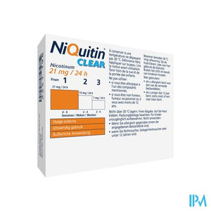 Niquitin Clear Patches 21 X 21mg