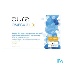 Afbeelding in Gallery-weergave laden, Pure Omega 3 + D3 Softgels 30
