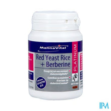 Afbeelding in Gallery-weergave laden, Mannavital Red Yeast Rice+berberine Plat.v-caps 60
