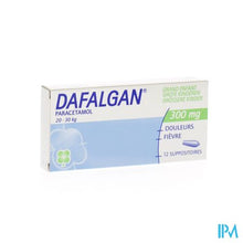 Load image into Gallery viewer, Dafalgan 300mg Suppos 12 Grote Kinderen
