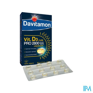 Davitamon Vegan Vit.d3 2800iu 24 Caps Be