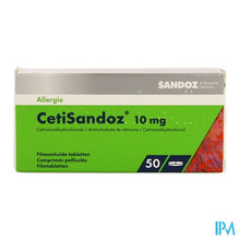 Afbeelding in Gallery-weergave laden, Cetirizine Sandoz Tabl 50 X 10mg
