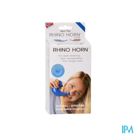 Rhino Horn Neusspoeler Blauw
