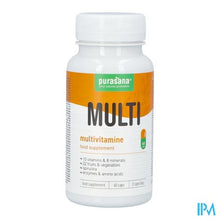 Afbeelding in Gallery-weergave laden, Purasana Multivitamin Fruit&veggie V-caps 60 Nf
