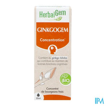 Afbeelding in Gallery-weergave laden, Herbalgem Ginkgogem Bio 30ml
