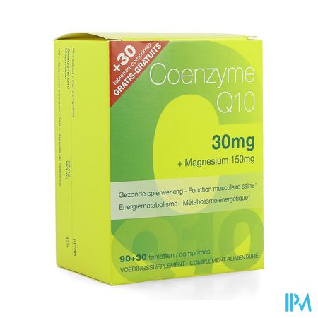 Coenzyme Q10 30mg+mg Comp 90+ Comp 30 Grat.revogan