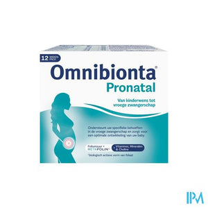 Omnibionta Pronatal kinderwens en vroege zwangerschap - 12 weken Pack (84 tabletten)