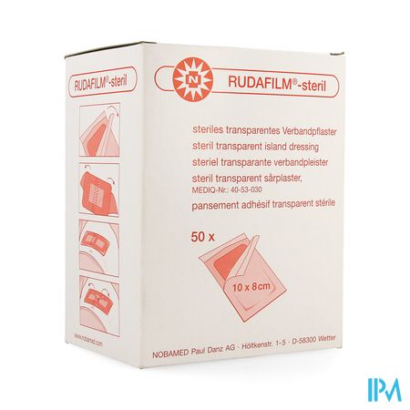 Noba Rudafilm Steriel Transp 10cmx 8cm 50 9280322