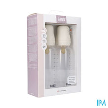 Afbeelding in Gallery-weergave laden, Bibs Zuigfles Duopack Complete Set Ivory 270ml

