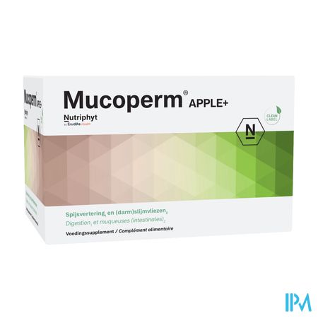 Mucoperm Apple+ 60 ZAKJES 240G