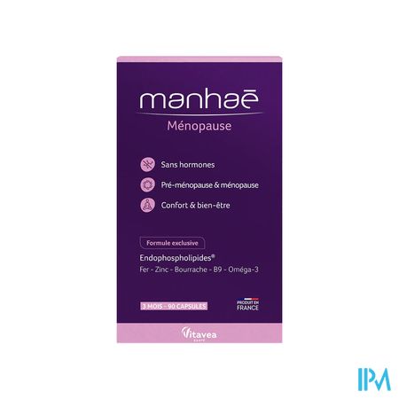 Vitavea Manhae Menopauze 3 Maand Caps 90