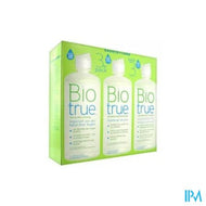 Biotrue Multi Purpose Sol 3x300ml+3 Lenshouders