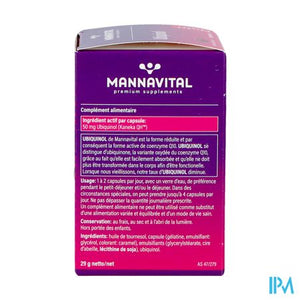 Mannavital Ubiquinol Caps 60