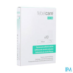 Febelcare Med6 Zelfkl. Steriele Verband.7x5cm 10st