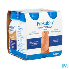 Afbeelding in Gallery-weergave laden, Fresubin Pro Compact Abrikoos Perzik 4x125ml
