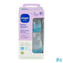 Afbeelding in Gallery-weergave laden, Mam Zuigfles Easy Start A/colic Matt Blauw 160ml
