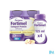 Fortimel Compact Protein 2.4kcal Banaan 4x125ml